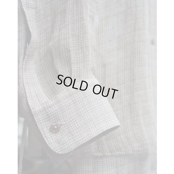 画像3: 【KAKAN(カカン)】HORIZONTAL COLLAR SHIRT/ BEIGE