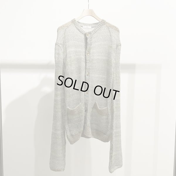 画像1: 【KAKAN(カカン)】MOHAIR JACQUARD CARDIGAN/ BEIGE MIX