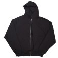 画像2: 【KAKAN(カカン)】ROUND KNIT ZIP HOODIE/ DARK CHARCOAL (2)