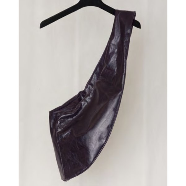 画像2: 【GABRIELA COLL GARMENTS(ガブリエラコールガーメンツ)】CROSSED LEATHER BAG/ BLACK