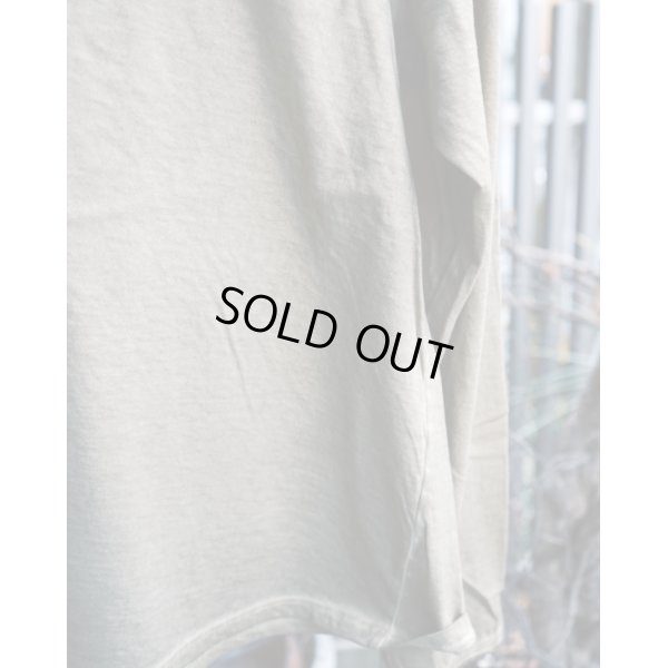 画像3: 【GABRIELA COLL GARMENTS(ガブリエラコールガーメンツ)】ORGANIC COTTON LONG SLEEVE T-SHIRT/ OFF GREEN