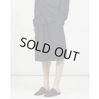 【GABRIELA COLL GARMENTS(ガブリエラコールガーメンツ)】SILK PONGEE SHORT TROUSERS/ BLACK
