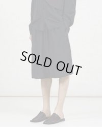 【GABRIELA COLL GARMENTS(ガブリエラコールガーメンツ)】SILK PONGEE SHORT TROUSERS/ BLACK