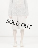 【GABRIELA COLL GARMENTS(ガブリエラコールガーメンツ)】SUMMER WOOL SHORT TROUSERS/ BEIGE