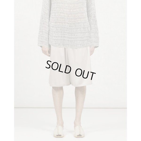 画像1: 【GABRIELA COLL GARMENTS(ガブリエラコールガーメンツ)】SUMMER WOOL SHORT TROUSERS/ BEIGE