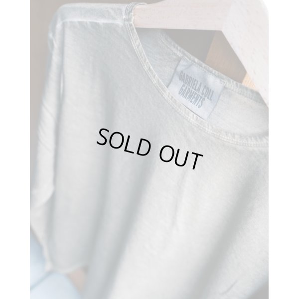 画像2: 【GABRIELA COLL GARMENTS(ガブリエラコールガーメンツ)】ORGANIC COTTON LONG SLEEVE T-SHIRT/ OFF GREEN