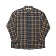 画像1: 【ensou.(エンソウ)】Rough Cut Shirt / Blue Check (1)