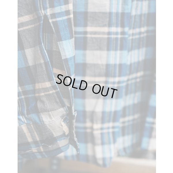 画像4: 【ensou.(エンソウ)】Rough Cut Shirt / Blue Check