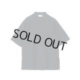 【IRENISA(イレニサ)】STAND COLLAR SHORT- SLEEVED SHIRT/ NAVY