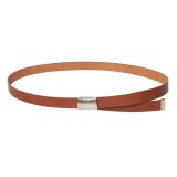 【IRENISA(イレニサ)】HOOK BUCKLE BELT/ BROWN