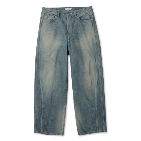 画像1: 【ROTOL(ロトル)】TRIPLE SEAM ６P DENIM WIDE DAMAGE　