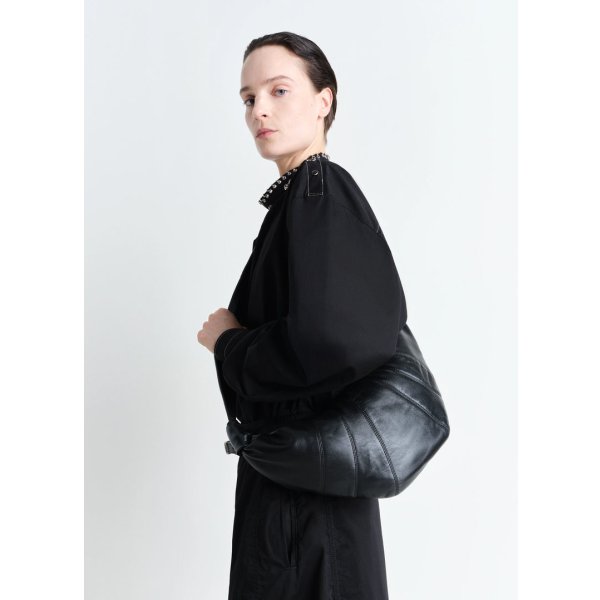 画像7: 【LEMAIRE(ルメール)】MEDIUM CROISSANT BAG SOFT NAPPA LEATHER/ BLACK