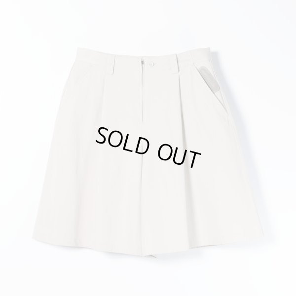 画像1: 【paratrait(パラトレイト)】CAKE SKIN CHINO CULOTTES　”BEIGE”