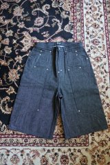 【FAF(エフエーエフ)】NEWCOMMUNE Baggy Denim Shorts rigid  "Black"