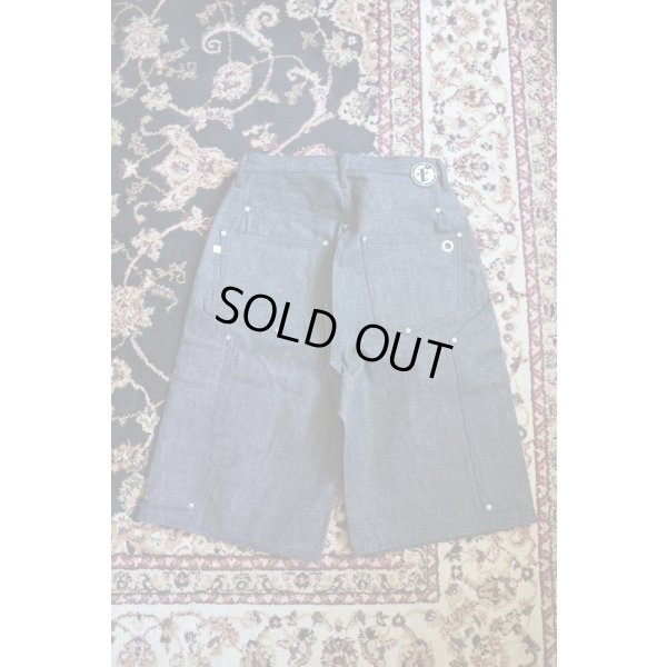 画像2: 【FAF(エフエーエフ)】NEWCOMMUNE Baggy Denim Shorts rigid  "Black"