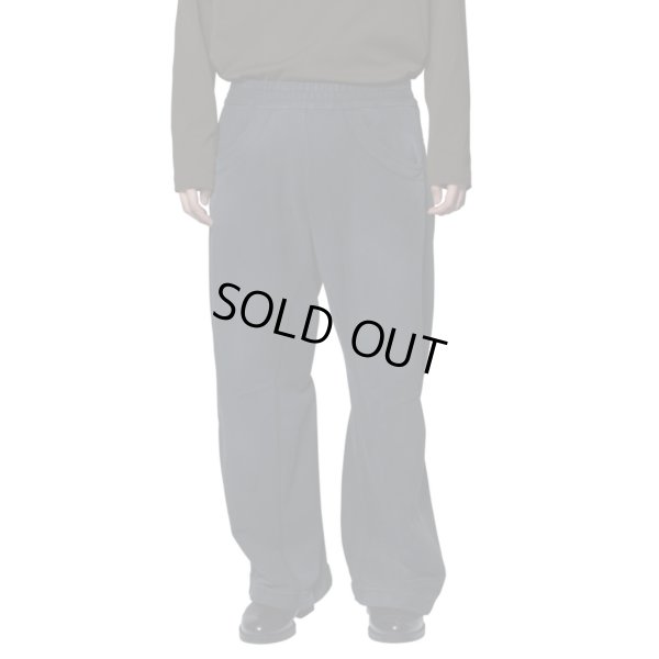 画像1: 【Omar Afridi(オマールアフリディ)】KNEE DARTED FLARE PANTS/ NAVY