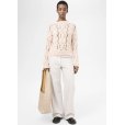 画像2: 【OUR LEGACY(アワーレガシー)】CABLE SONAR ROUNDNECK/ Delicate Pink Fisherman Wool (2)