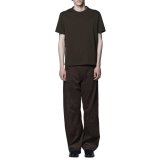 【Omar Afridi(オマールアフリディ)】COTTON T/ BROWN