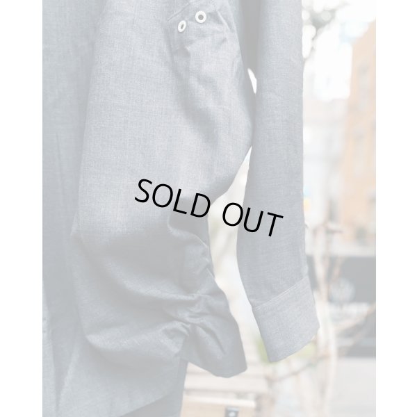 画像7: 【Omar Afridi(オマールアフリディ)】CINCHED SHIRT/ GREY