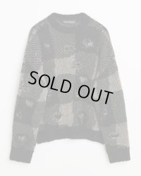 【OUR LEGACY(アワーレガシー)】SONAR ROUNDNECK/ Black Destructive Gingham