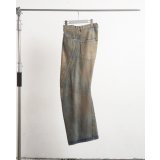 【NVRFRGT(ネヴァーフォーゲット)】3D TWISTED WIDE LEG JEANS/ MUD FADED INDIGO