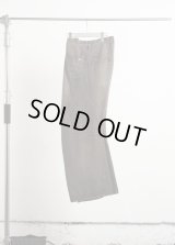 【NVRFRGT(ネヴァーフォーゲット)】3D TWISTED WIDE LEG JEANS/ MUD FADED BLACK