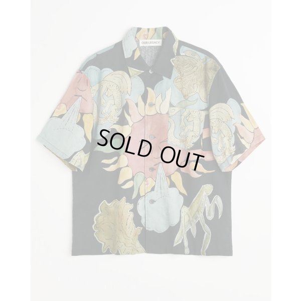 画像1: 【OUR LEGACY(アワーレガシー)】BOX SHIRT SHORTSLEEVE/ Solar Power Print
