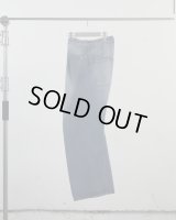 【NVRFRGT(ネヴァーフォーゲット)】3D TWISTED WIDE LEG JEANS/ VINTAGE FADED INDIGO