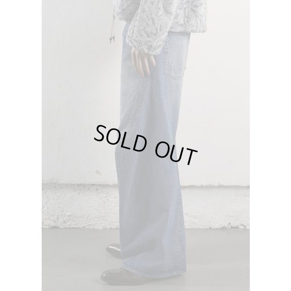 画像3: 【NVRFRGT(ネヴァーフォーゲット)】3D TWISTED WIDE LEG JEANS/ VINTAGE FADED INDIGO