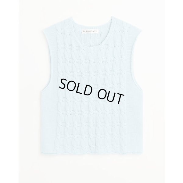 画像1: 【OUR LEGACY(アワーレガシー)】PLEASER TANK/ Natural Dye Sky Dry Cotton