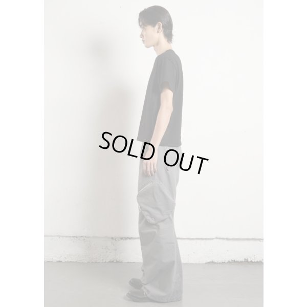 画像4: 【NVRFRGT(ネヴァーフォーゲット)】HALF SLEEVE T-SHIRT/ BLACK