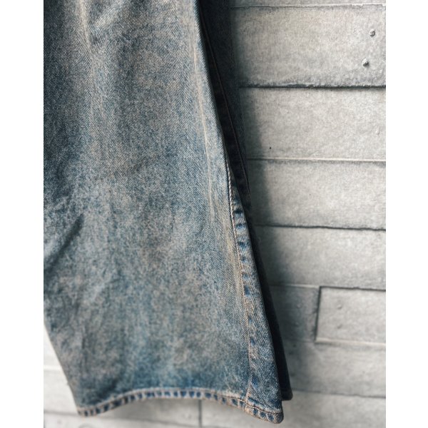 画像6: 【NVRFRGT(ネヴァーフォーゲット)】3D TWISTED WIDE LEG JEANS/ MUD FADED INDIGO