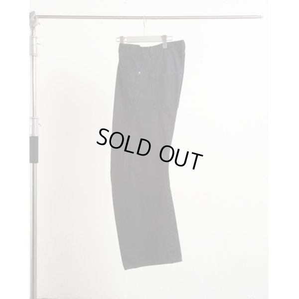 画像1: 【NVRFRGT(ネヴァーフォーゲット)】3D TWISTED WIDE LEG JEANS/  FADED BLACK