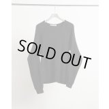 【NVRFRGT(ネヴァーフォーゲット)】WAFFLE THERMAL LONG SLEEVE T-SHIRT/ BLACK