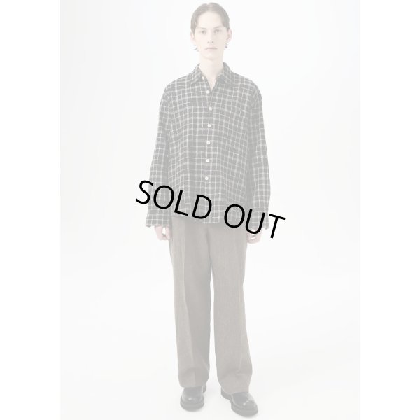 画像2: 【OUR LEGACY(アワーレガシー)】ABOVE SHIRT/ Black Fishnet Cloth
