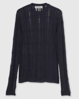【OUR LEGACY(アワーレガシー)】FORMAL ROUNDNECK/ Washed Navy Tech Cotton