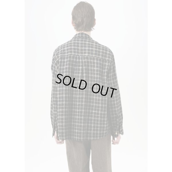 画像6: 【OUR LEGACY(アワーレガシー)】ABOVE SHIRT/ Black Fishnet Cloth