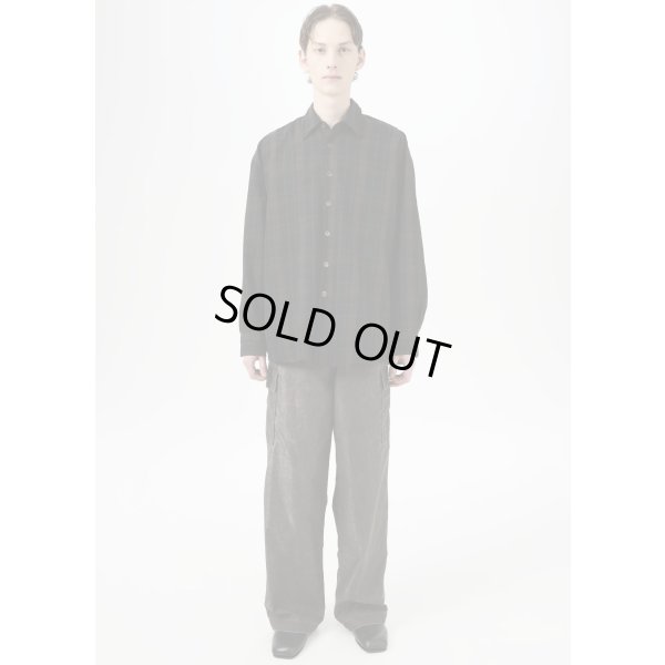 画像2: 【OUR LEGACY(アワーレガシー)】BORROWED SHIRT/ Black Sheer Shadow Check