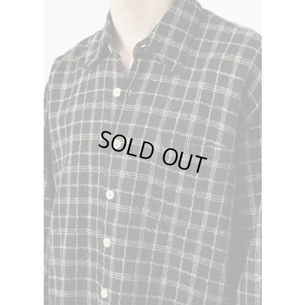 画像4: 【OUR LEGACY(アワーレガシー)】ABOVE SHIRT/ Black Fishnet Cloth