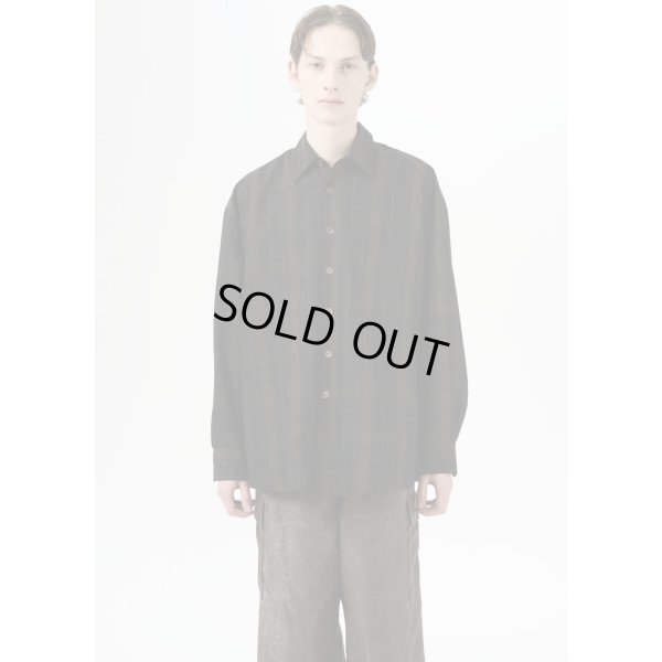 画像3: 【OUR LEGACY(アワーレガシー)】BORROWED SHIRT/ Black Sheer Shadow Check