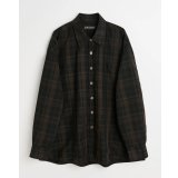 【OUR LEGACY(アワーレガシー)】BORROWED SHIRT/ Black Sheer Shadow Check