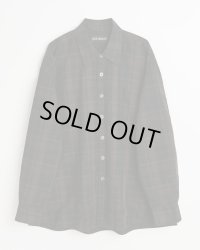 【OUR LEGACY(アワーレガシー)】BORROWED SHIRT/ Black Sheer Shadow Check