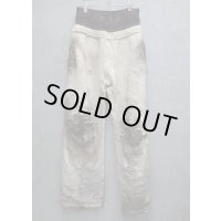 【LES SIX(レシス)】Public Exploded Docking Pants/ White