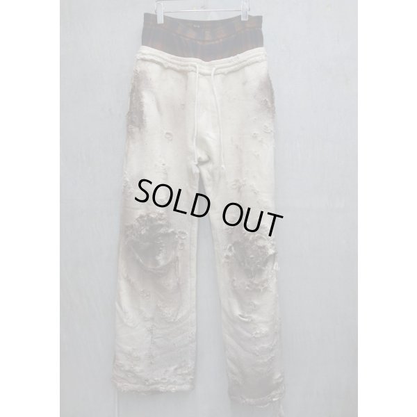 画像1: 【LES SIX(レシス)】Public Exploded Docking Pants/ White