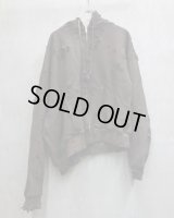 【LES SIX(レシス)】70 Degree Exploded Hoodie/ Gray