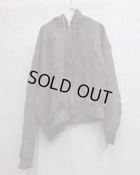 【LES SIX(レシス)】70 Degree Exploded Hoodie/ Gray