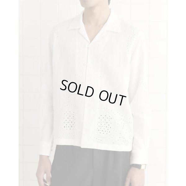画像1: 【BODE(ボーディ)】BELVOIR SHIRT/ WHITE