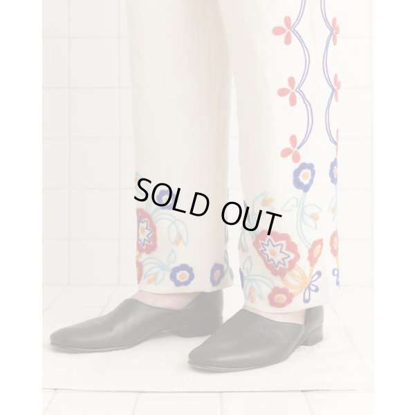 画像4: 【BODE(ボーディ)】BEADED GARDEN PARTY TROUSERS / ECRU MULTI