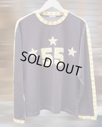 【BODE(ボーディ)】MEDALIST APPLIQUE LS TEE/ BROWN