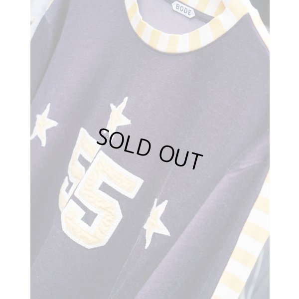 画像2: 【BODE(ボーディ)】MEDALIST APPLIQUE LS TEE/ BROWN